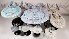 Building AMT's USS Enterprise model set (all 7 of them!)
