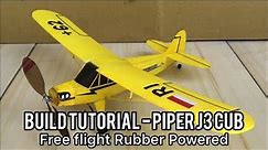 How to Build PIPER J3 CUB DIY MODEL AIRPLANE EASY