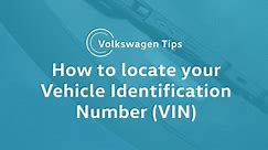 VW Tips: How to locate your VIN