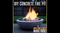 How to Make a Concrete Fire Bowl (FT. Man Made DIY & QUIKRETE)