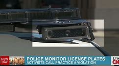 Police monitor license plates