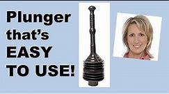 Plunger for the Toilet - Accordion style Plunger - the Easiest to Use!