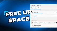 How to Free Up Space on Windows 11 Easily and Safely