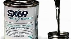 SX-69 Vinyl Cement Glue - 4 Ounce Can - Industrial Quality Adhesive and Comparable Strength to HH-66