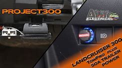 REDARC TowPro & 50Amp trailer power install - LandCruiser 300 - with Anderson plug & ignition relay