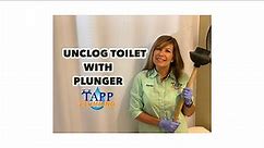 HOW TO PLUNGE A TOILET