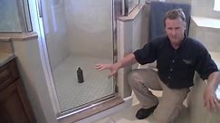 Home Inspection Shower Pan Test Results