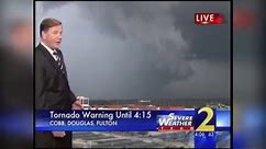 Tower cam captures tornado near Downtown Atlanta (2008) | WSB-TV