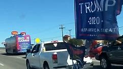 ‘Trump Train’ Ambushes Biden-Harris Campaign Bus in Texas