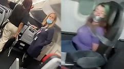 Put Her On Time Out: Flight Attendants Duct Tape Woman To Plane Seat After Trying To Open Plane Door Mid-Flight!