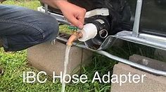Installing Spigot on an IBC Tote