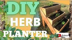 DIY Tier Herb Planter Boxes