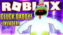 HOW TO DEFEAT CLUCK DADDY and get the INVADER IN MAD CITY | Roblox