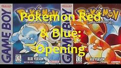 Pokémon Red & Blue Music: Opening Theme