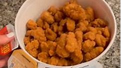 The BUCKET of KFC Popcorn Chicken