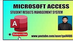 Student Result Management System Using Access 2013 ||Database System