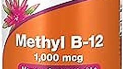 NOW Supplements, Methyl B-12 (Methylcobalamin) 1,000 mcg, Nervous System Health*, 100 Lozenges