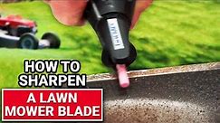 How To Sharpen A Lawn Mower Blade - Ace Hardware