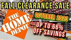 Home Depot Fall Clearance Sale October 2023 - Up to 66% Off Savings Deals