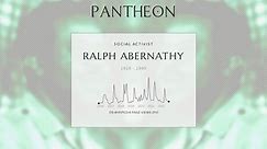 Ralph Abernathy Biography | Pantheon