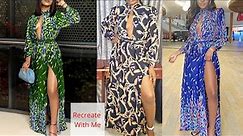 Beginners Steps to Making A Long Sleeves Maxi Dress With Slit / Sewing Projects
