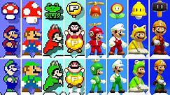 Super Mario Maker 2 - All Power-Ups (2-Player)