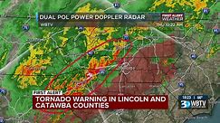 LIVE: Tornado Warning in effect for Catawba and Lincoln County