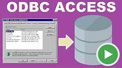 How to Configure ODBC to Access a Microsoft SQL Server