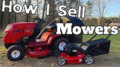 This is how I sell TRACTORS and LAWN MOWERS on Facebook Marketplace: Toro LX 426 Tractor / MTD mower