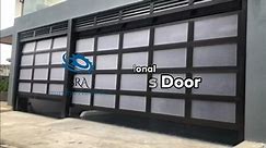SRA Sectional Garage Door - Glass... - Smart Rye Automatics