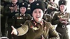 Bizarre moment North Korean female soldiers perform for strongman Kim Jong-un