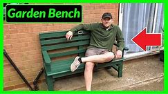 How to Make a Garden Bench (Using Pallet Wood)