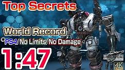 Final Fantasy 7 Remake - Top Secrets 1:47 (Hard/No Damage/No Limits/PS4/World Record)
