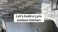 Perfect outdoor kitchen layout ✅ #grill #outdoorkitchen #backyard #orangecounty #socal #lynx #grilling #build #building #construction #contractor