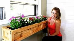 The $20 Window Planter Box - Easy DIY Project