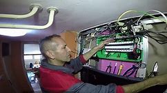 Skilled Electrician At Work With Stock Footage Video (100% Royalty-free) 17282026