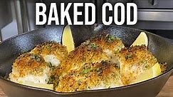 Baked Cod Fish in Oven | Easy Fish Dinner