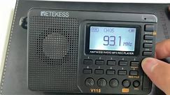 Retekess V115 Digital Radio AM FM Portable Shortwave Radios