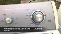 Whirlpool Ultimate Care II Washer Dryer Set