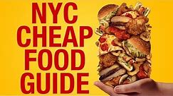 NYC CHEAP Food Guide- 13 AFFORDABLE Places That Taste GOOD in New York City !