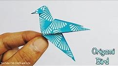 How to make an origami bird easily at home || Origami for beginners