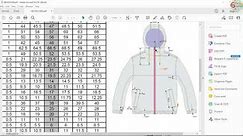 How to make hoodie jacket block pattern, Jacket pattern, Grading and consumption by optitex Part-3