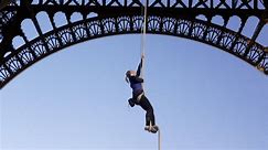 Grimper la tour Eiffel à la corde, Anouk Garnier l'a fait - Vidéo Dailymotion
