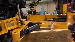 Cutting Pizza With Heavy Machinery