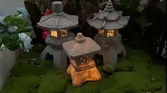 Outdoor Pagoda Garden Statue, Solar Statue Garden Decoration, Outdoor Garden Lantern, Led Garden Lights with Simulated Pagoda (1PC)