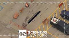 Small hole collapses in Home Depot parking lot in Brooklyn