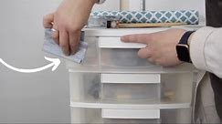 Buy cheap Walmart storage drawers to copy this BRILLIANT idea!