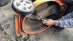 2018 Yard Force Lawn Mower for $35...... Self- Propel not Working.....What a BIG orange TURD...!!!!