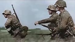 Waffen SS Combat Group in the Ardennes 1944 || World War II - Combat Footage