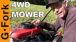 A 4WD Mower? Yes - Troy-Bilt Walk Behind Self Propelled Lawnmower Review - GardenFork